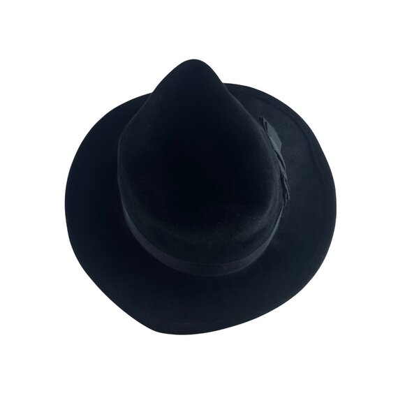 Lisa Shaub Couture Fedora Womens Black Wool Hat